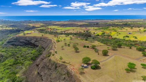 a view of an ocean and beach