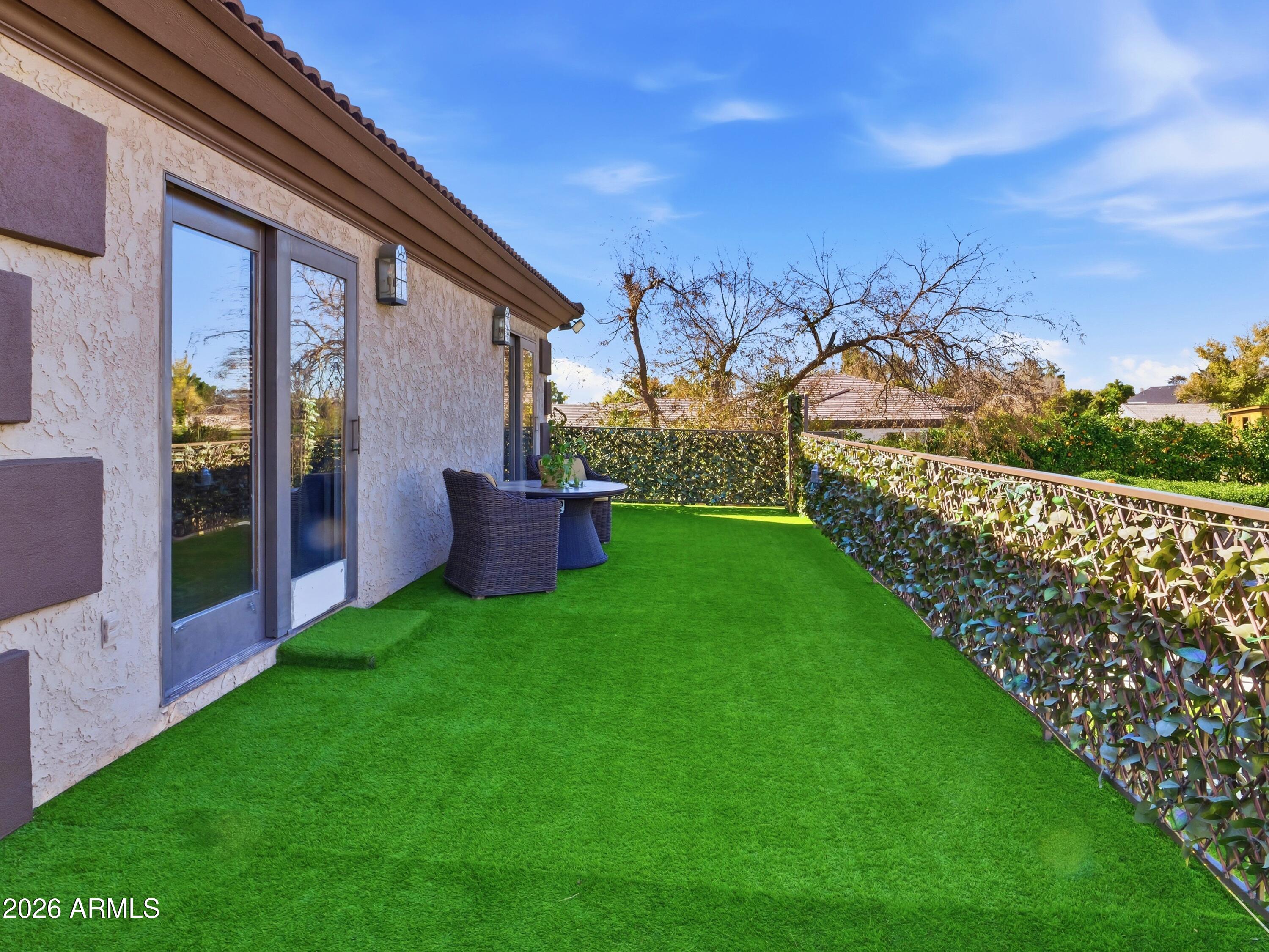 3154 East Inverness Avenue Mesa, AZ 85204 - Photo 53 of 70 a view of house with backyard and garden
