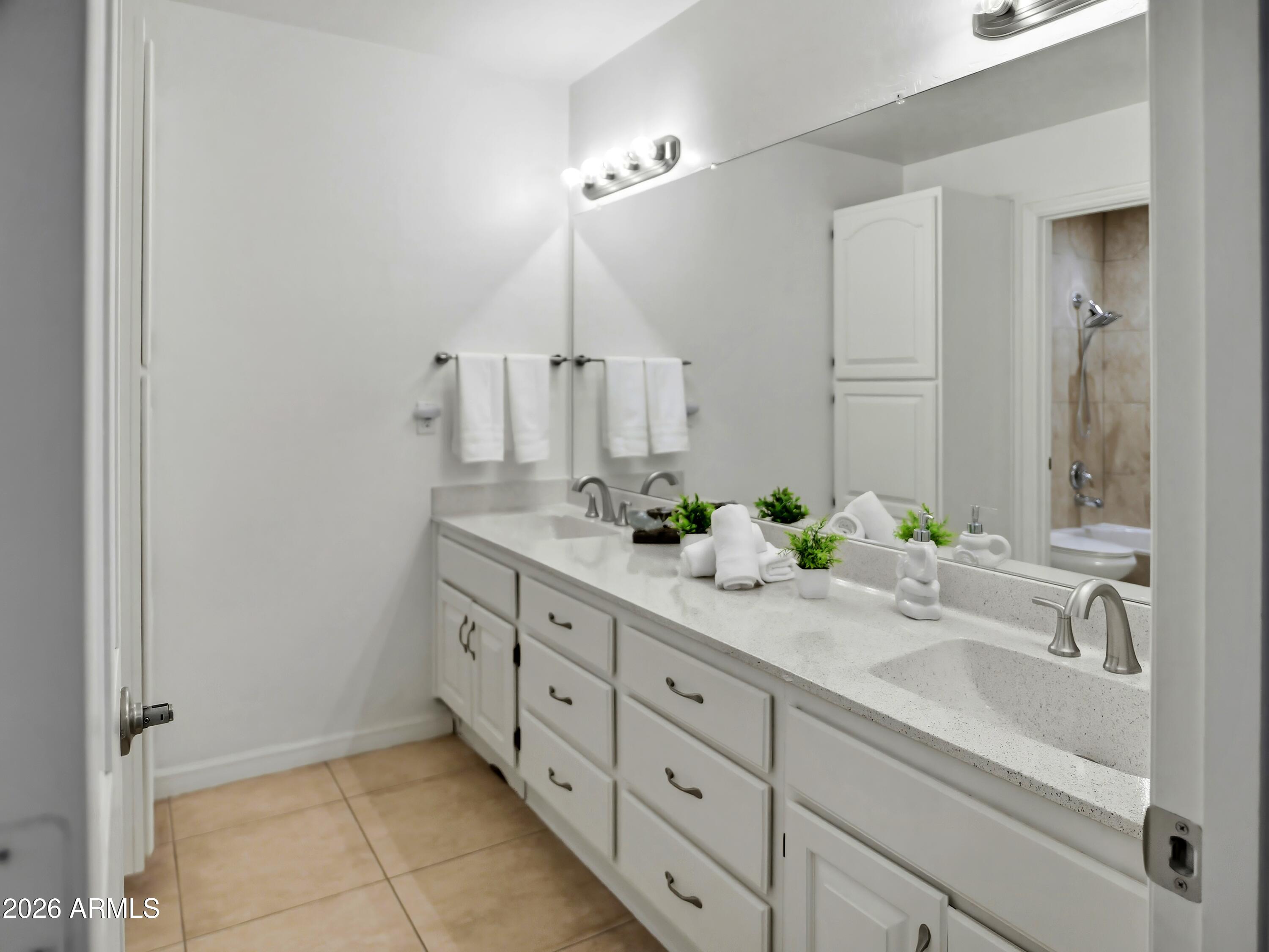 3154 East Inverness Avenue Mesa, AZ 85204 - Photo 64 of 70 a bathroom with a sink and a mirror