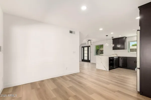 a view of a living room