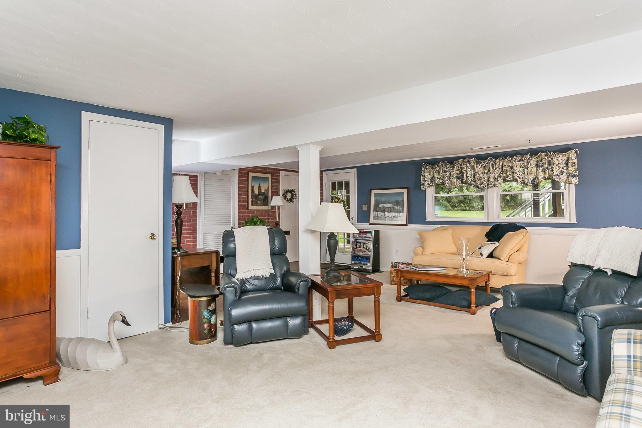 214 Locknell Road Lutherville-Timonium, MD 21093 - Photo 19 of 30 Family Room with a with a walk out!