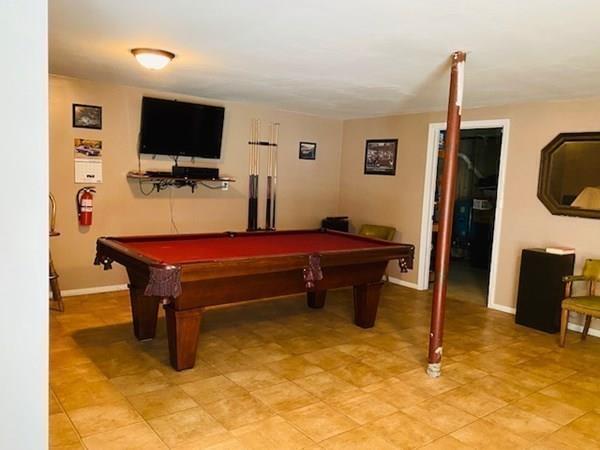 499 Beaman Road Warren, MA 01083 - Photo 28 of 40 a room with pool table and flat screen tv