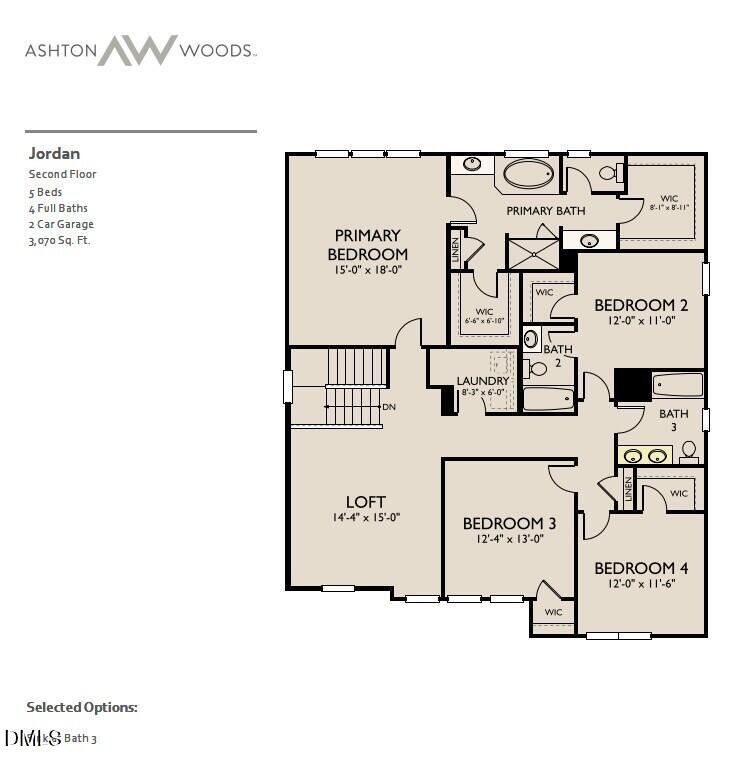 133 North Harvest Rdg Way, Unit HOMESITE 284 Clayton, NC 27520 - Photo 3 of 35 IFP Floor 2