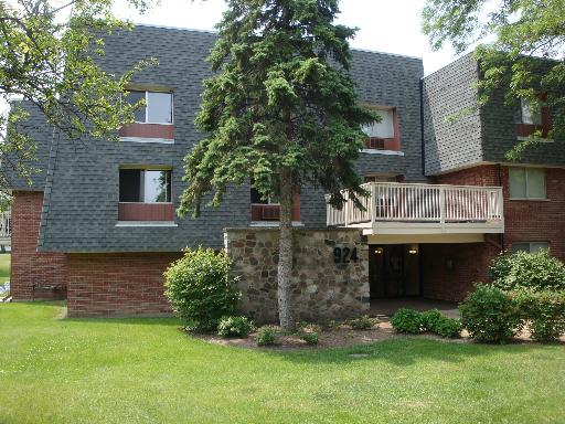924 Ridge Square, Unit 303 Elk Grove Village, IL 60007 - Photo 1 of 1 front view of a house with a yard