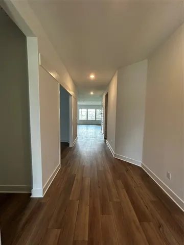 wooden floor in an empty room