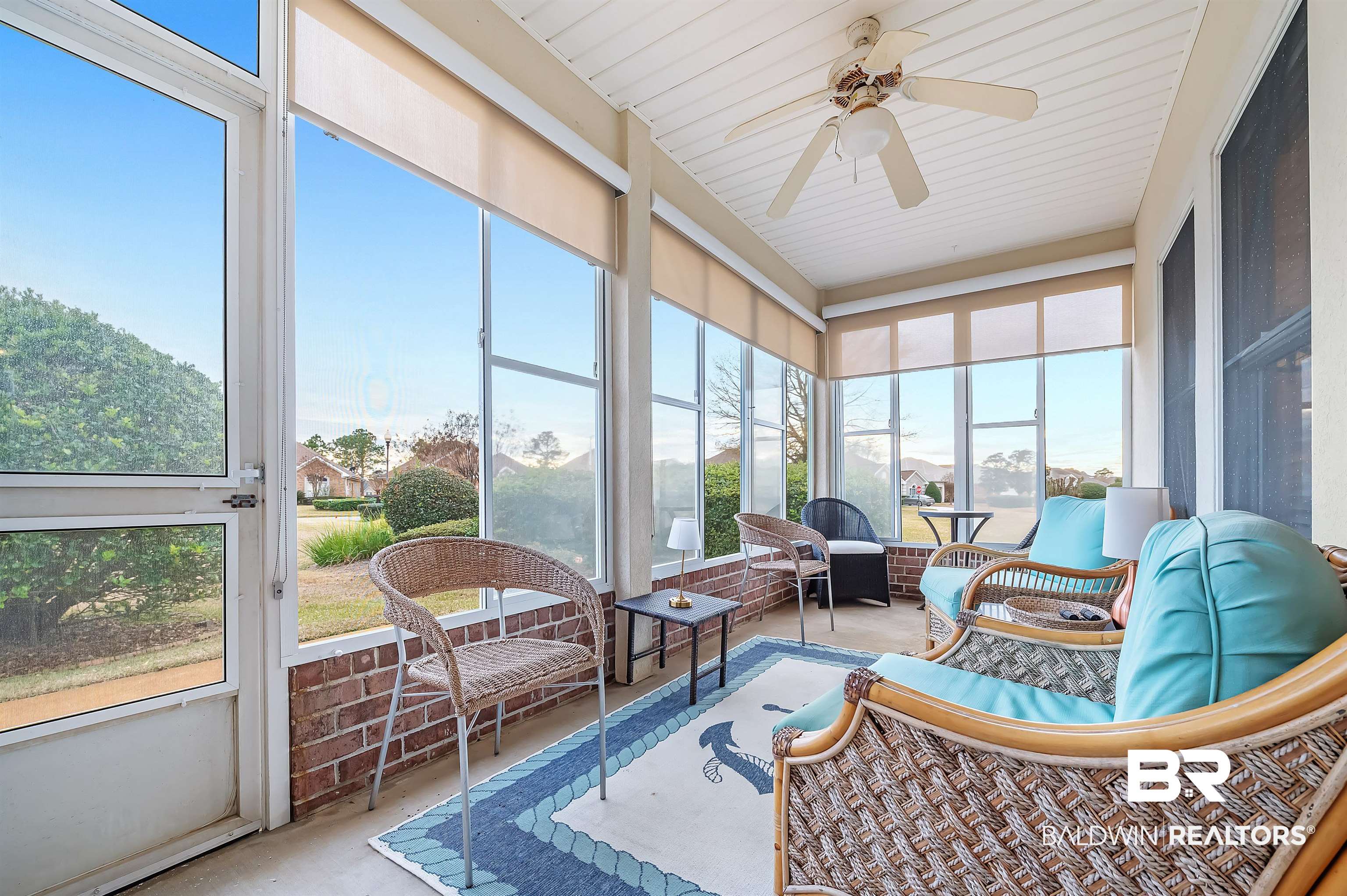 22726 Inverness Way Foley, AL 36535 - Photo 43 of 51 Sunroom with ceiling fan