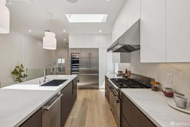 a bathroom with a shower and toilet