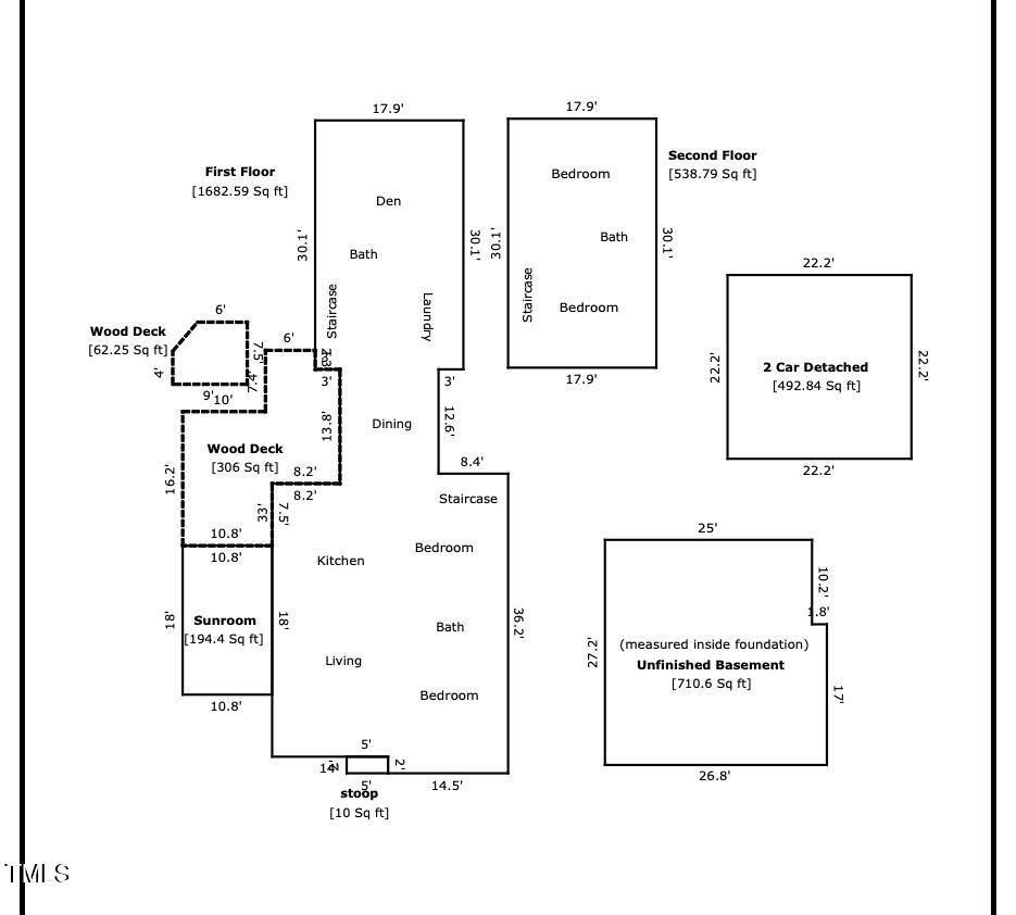 4713 Erwin Road Durham, NC 27705 - Photo 62 of 62 Floor Plan_4713 Erwin Rd_pg. 1_mls photo
