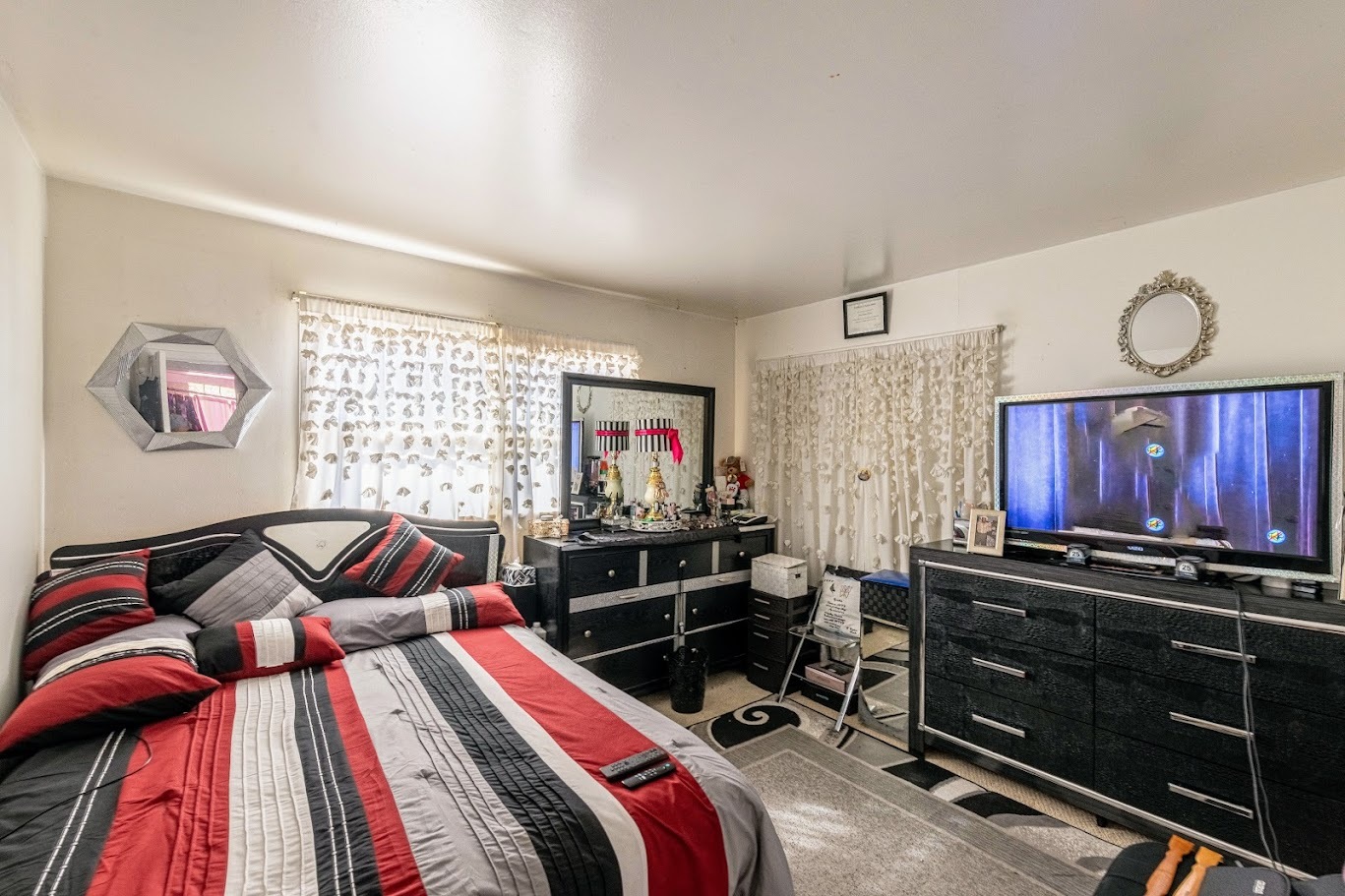1617 35th Avenue Melrose Park, IL 60160 - Photo 28 of 38 a bedroom with a bed and wooden floor