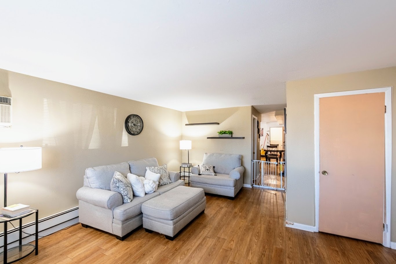 1617 35th Avenue Melrose Park, IL 60160 - Photo 7 of 38 a living room with furniture and a wooden floor