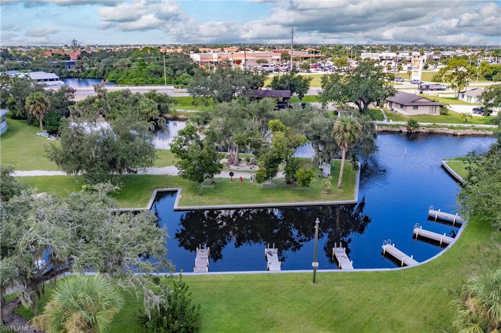 10100 Burnt Store Road, Unit 104 Punta Gorda, FL 33950 - Photo 32 of 46 Aerial view of community docks