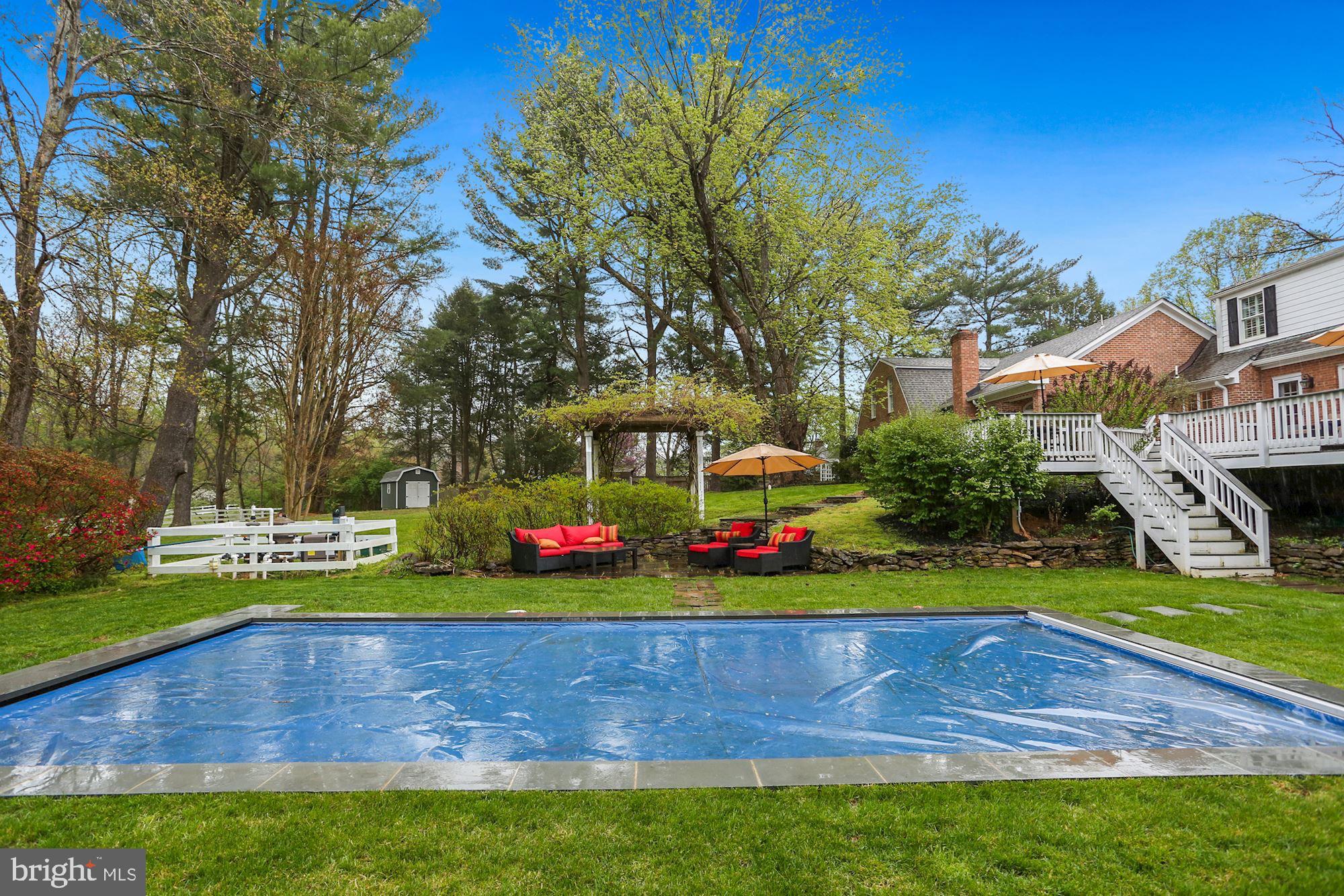 10220 Browns Mill Road Vienna, VA 22182 - Photo 54 of 64 2021 Pool w/cover