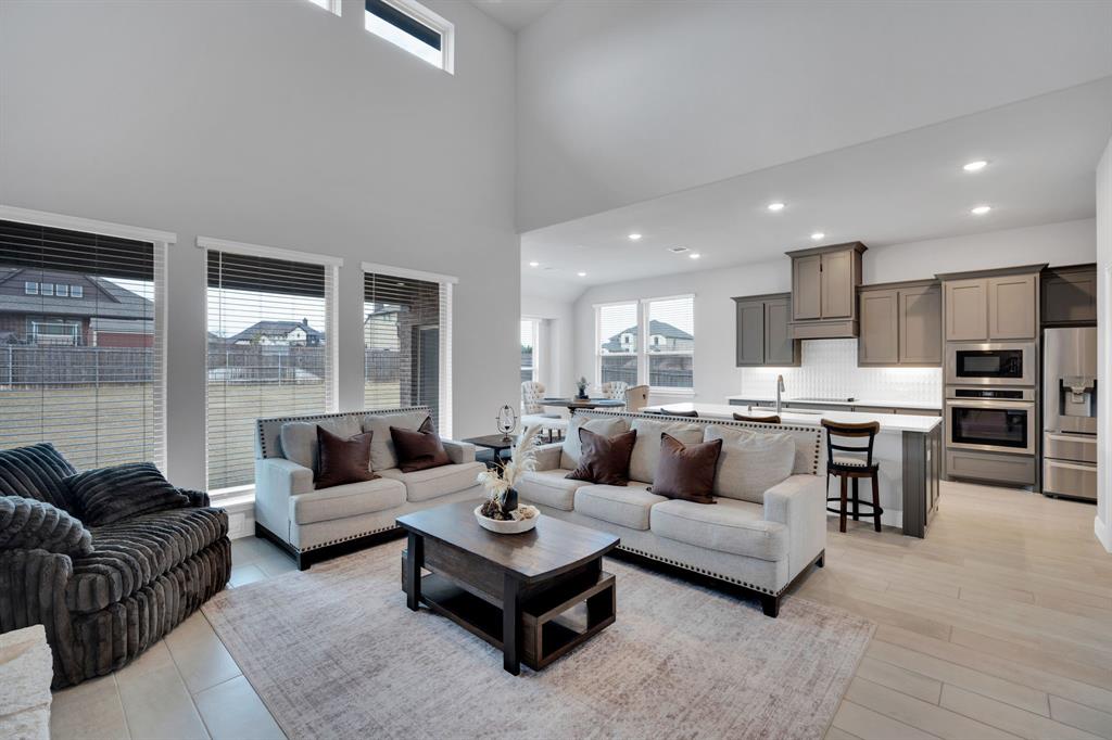 4605 Rambler Way Midlothian, TX 76065 - Photo 14 of 40 a living room with furniture and a large window