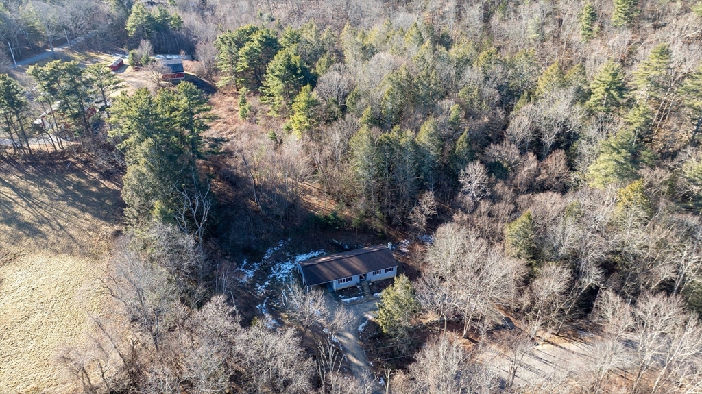 28 Long Hill Road Brookfield, MA 01506 - Photo 27 of 37 a aerial view of residential house with outdoor space