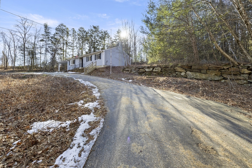 28 Long Hill Road Brookfield, MA 01506 - Photo 37 of 37 a view of a yard with plants and trees