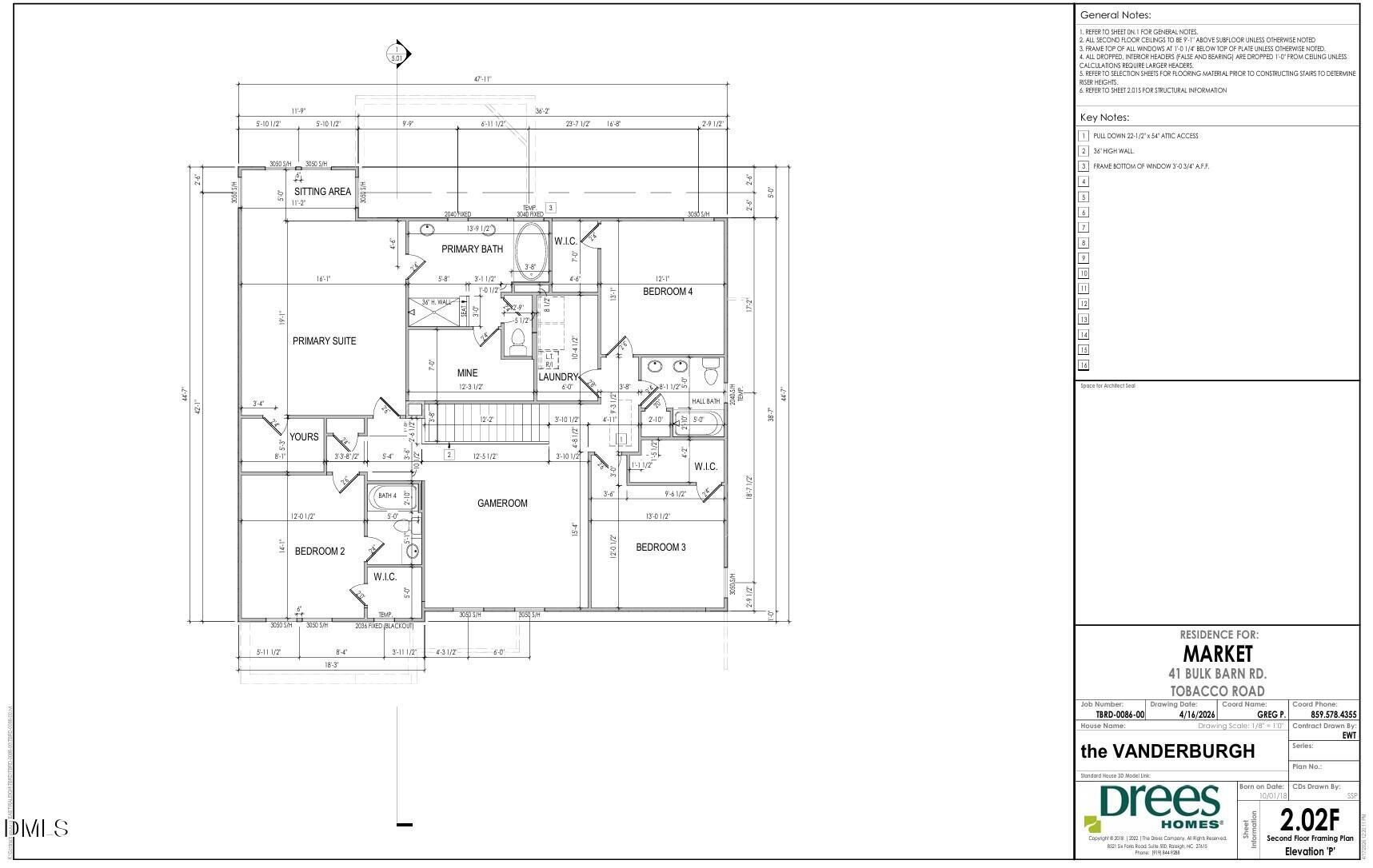 41 Bulk Barn Road Angier, NC 27501 - Photo 10 of 10 TBRD-0021-FLOOR PLANS-SECOND FLOOR