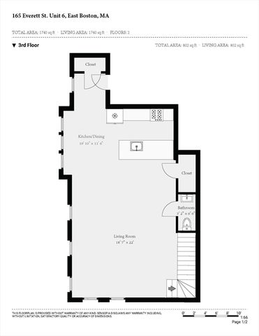 $1,055,000 | 165 Everett Street, Unit 6, Boston, MA 02128