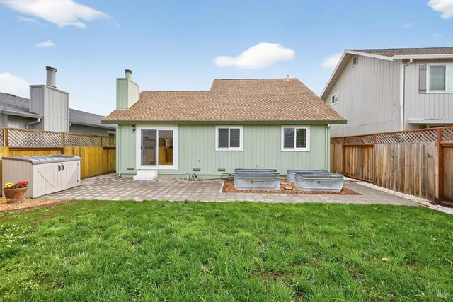 a house view with a outdoor space