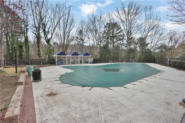 a view of outdoor space with garden