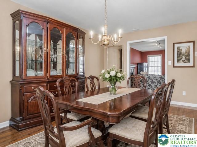 2132 Lexington Avenue Bethlehem, PA 18017 - Photo 11 of 47 a view of a dining room with furniture window and wooden floor