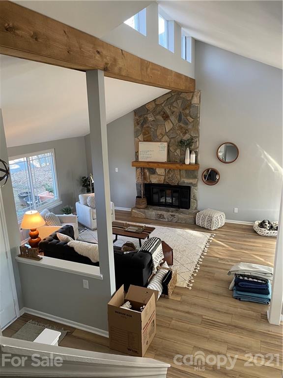 9500 Fairway Ridge Road Charlotte, NC 28277 - Photo 1 of 1 a bedroom with furniture and a fireplace
