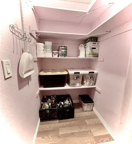 a view of a garden with an outdoor space