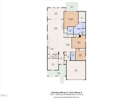 $468,500 | 2501 Friars Head Court, Fuquay-Varina, NC 27526