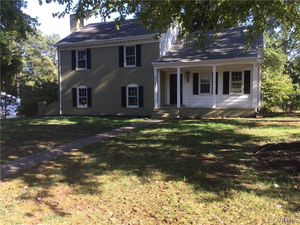 3701 Applewood Road North Chesterfield, VA 23234 - Photo 1 of 15 a front view of a house with a yard