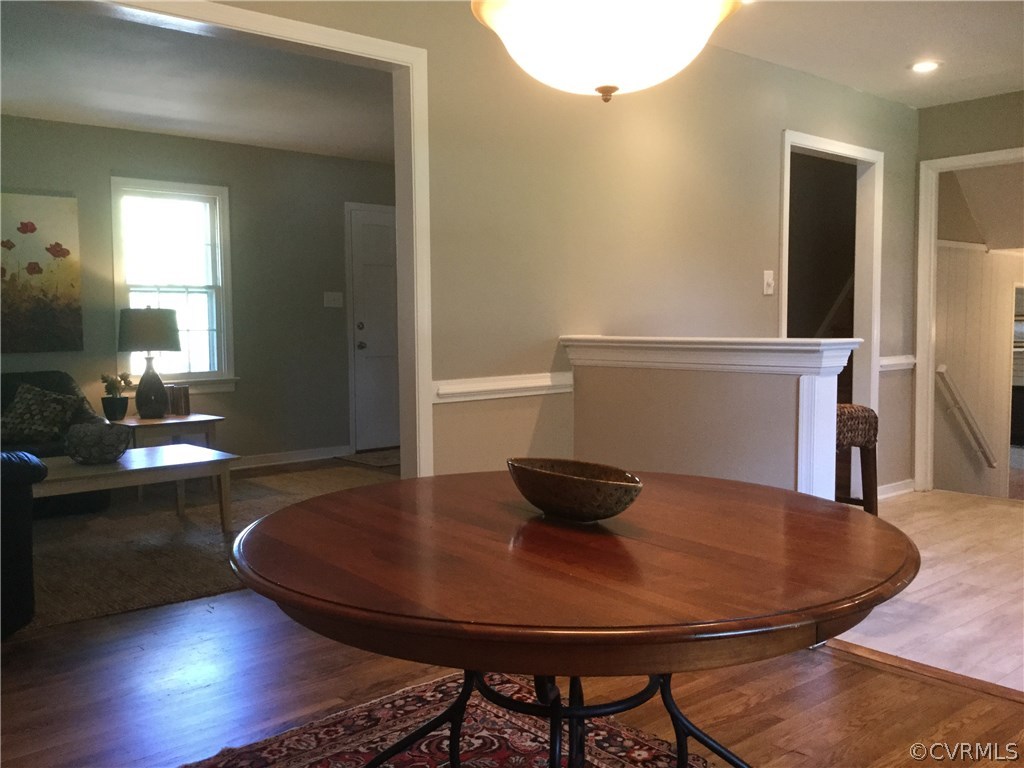 3701 Applewood Road North Chesterfield, VA 23234 - Photo 4 of 15 a view of a dining room with furniture and wooden floor