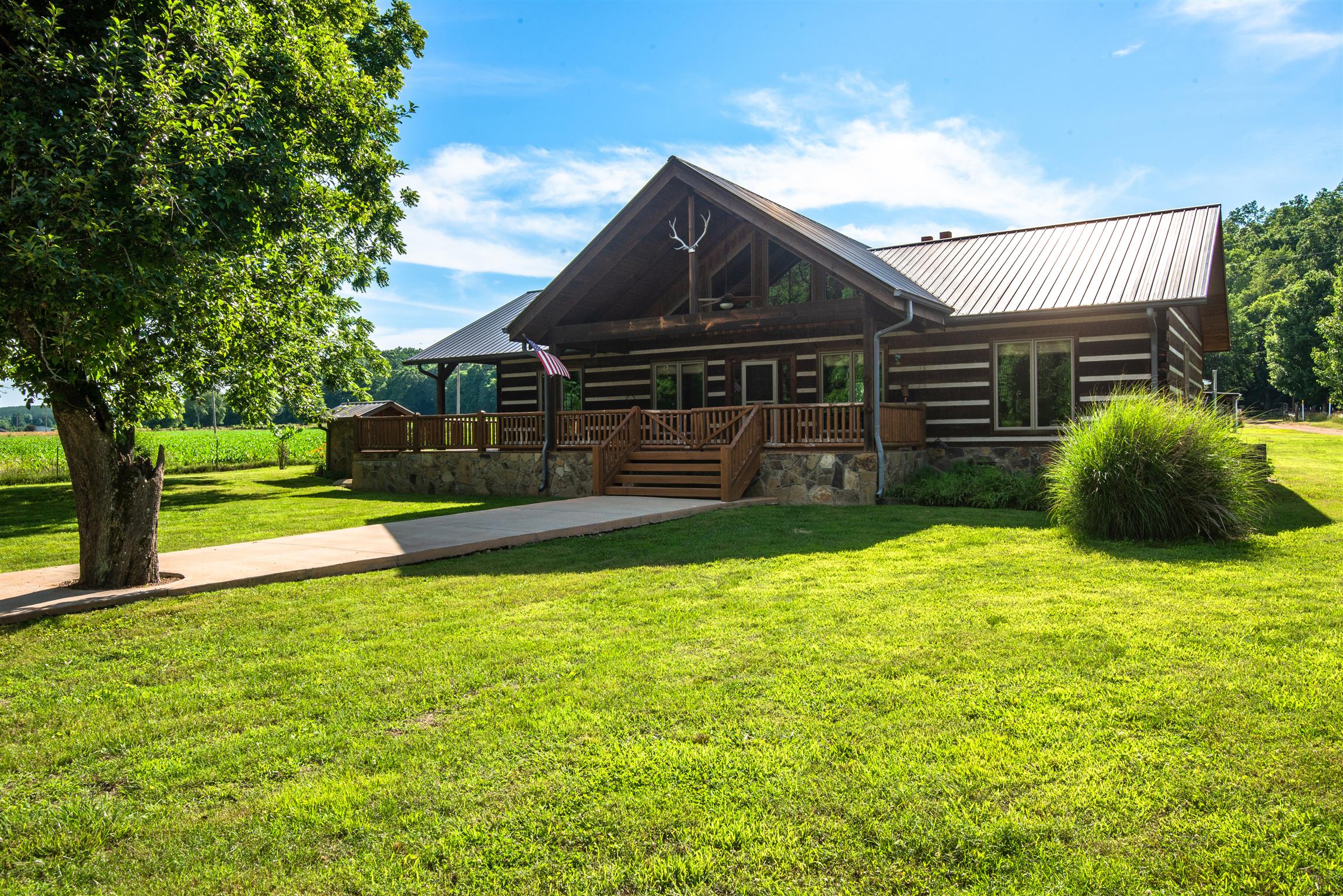 3198 Arnold Road - wrap around porch ~ coffee sipping front porch w/ western beams 