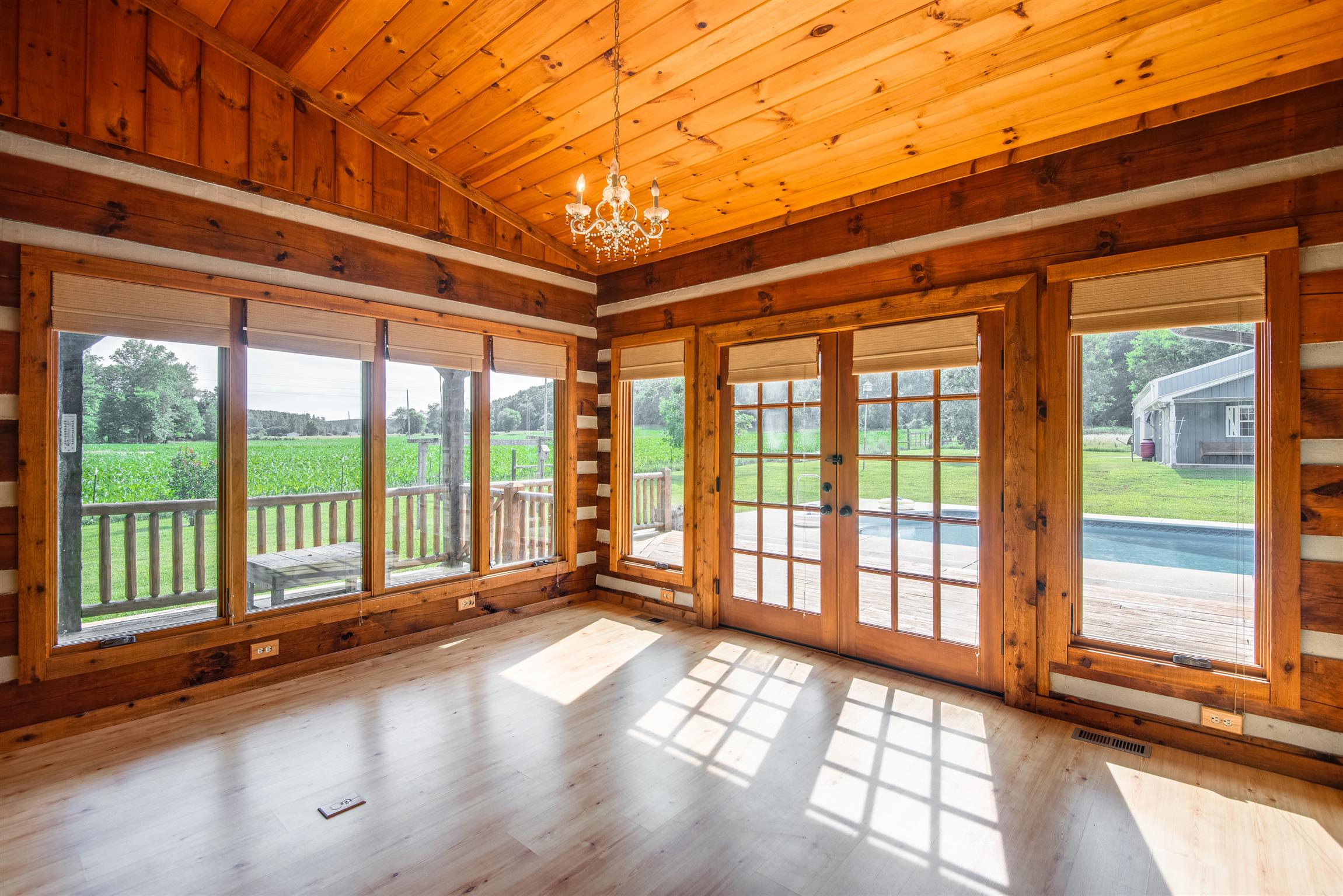 3198 Arnold Road Centerville, TN 37033 - Photo 13 of 30 Bedroom #3 overlooking pool and wrap around porch