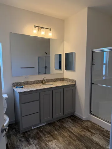 a view of a bathroom