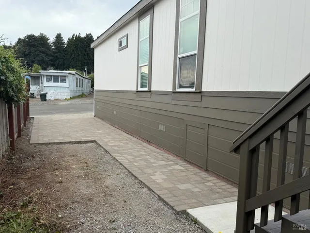 a view of outdoor space and deck