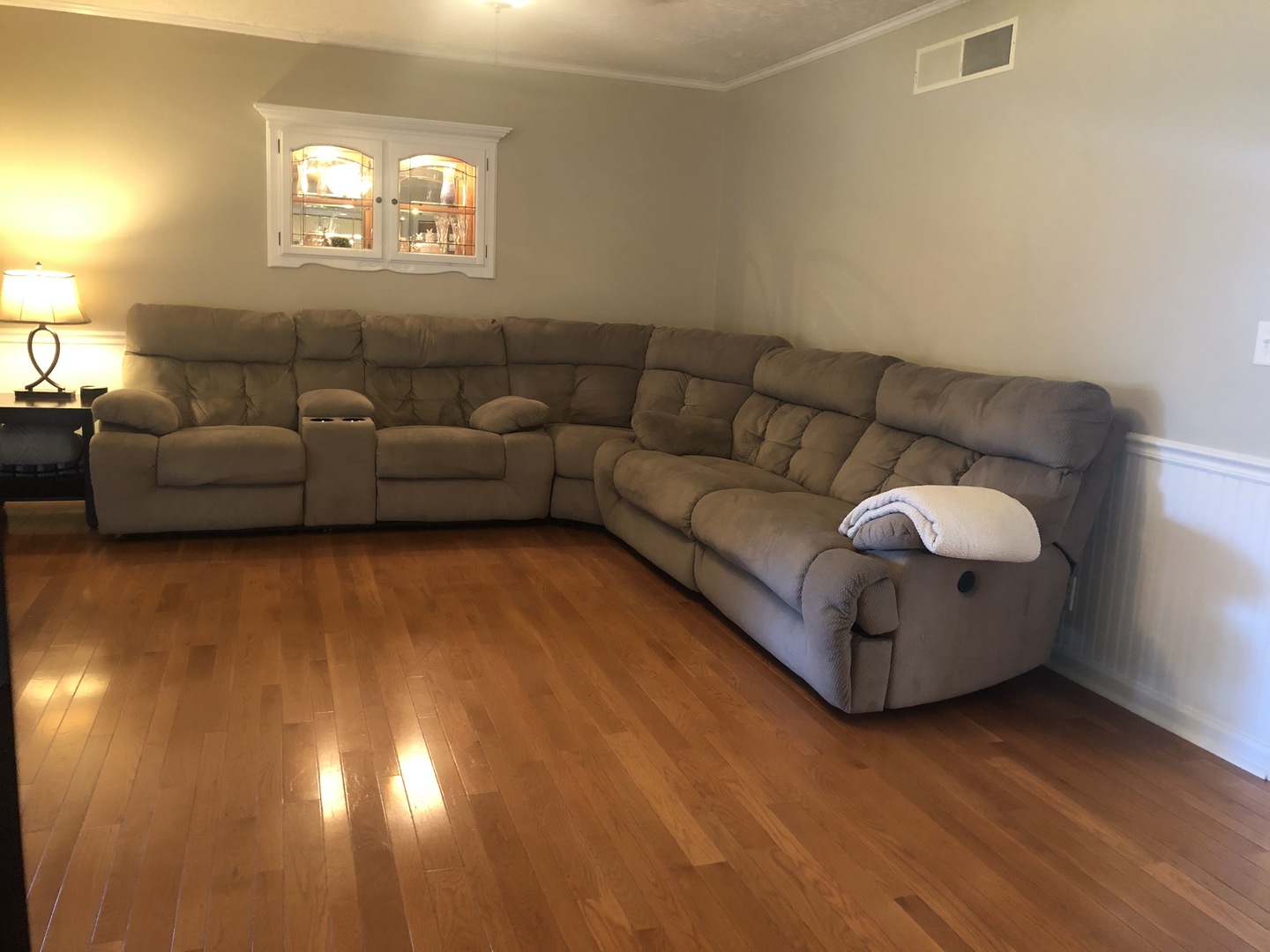 24848 South Ridge Road Elwood, IL 60421 - Photo 27 of 48 a living room with furniture and a wooden floor