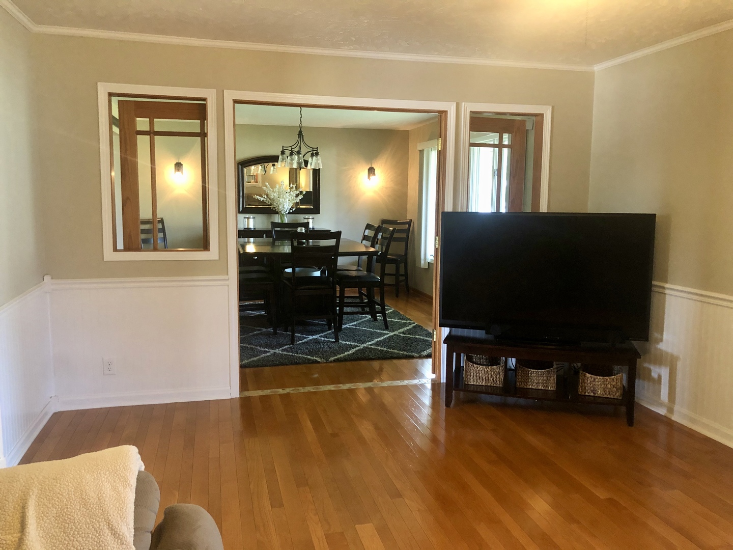 24848 South Ridge Road Elwood, IL 60421 - Photo 29 of 48 a view of a livingroom with furniture and a flat screen tv