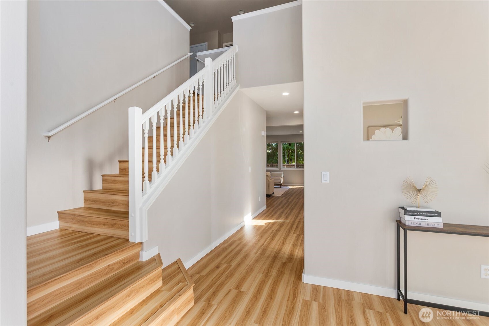 6203 Northeast 4th Circle Renton, WA 98059 - Photo 8 of 40 a view of entryway and hall with wooden floor