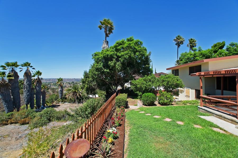 5440 Redding Road San Diego, CA 92115 - Photo 20 of 25 Partial view to lower terrace