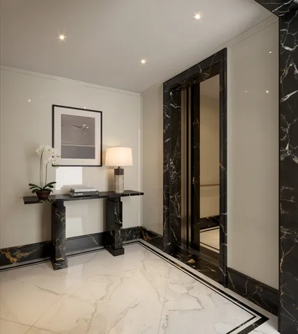 a very nice looking living room with dining room