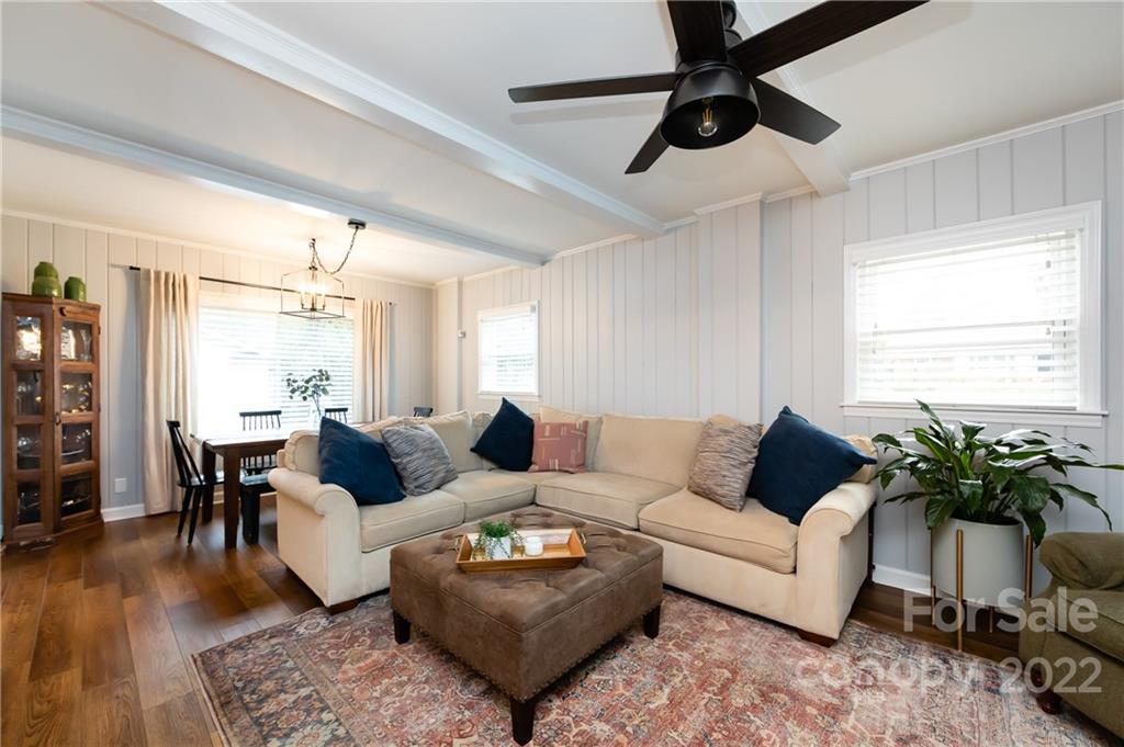 6409 Montpelier Road Charlotte, NC 28210 - Photo 18 of 35 a living room with furniture and a large window
