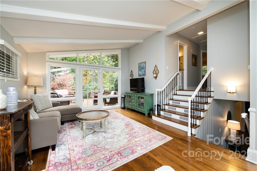6409 Montpelier Road Charlotte, NC 28210 - Photo 5 of 35 a living room with furniture and a large window
