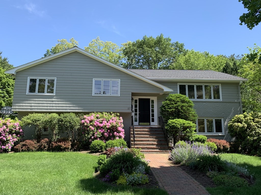 27 Grace Road Newton, MA 02459 - Photo 1 of 26 a front view of a house with a yard
