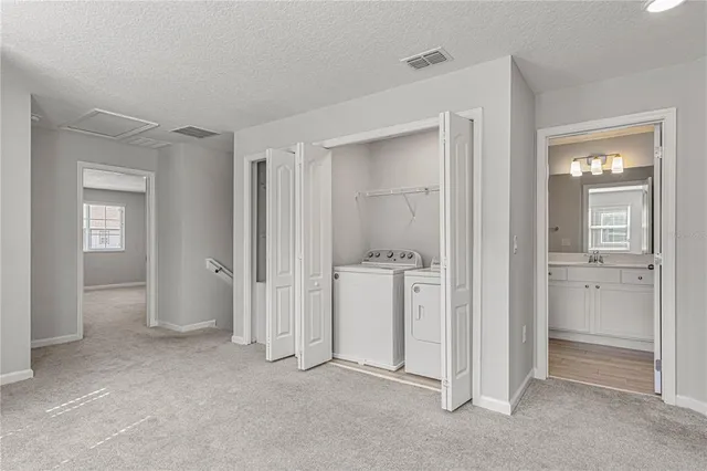 wooden floor and closet in a room