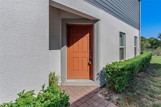 a view of front door