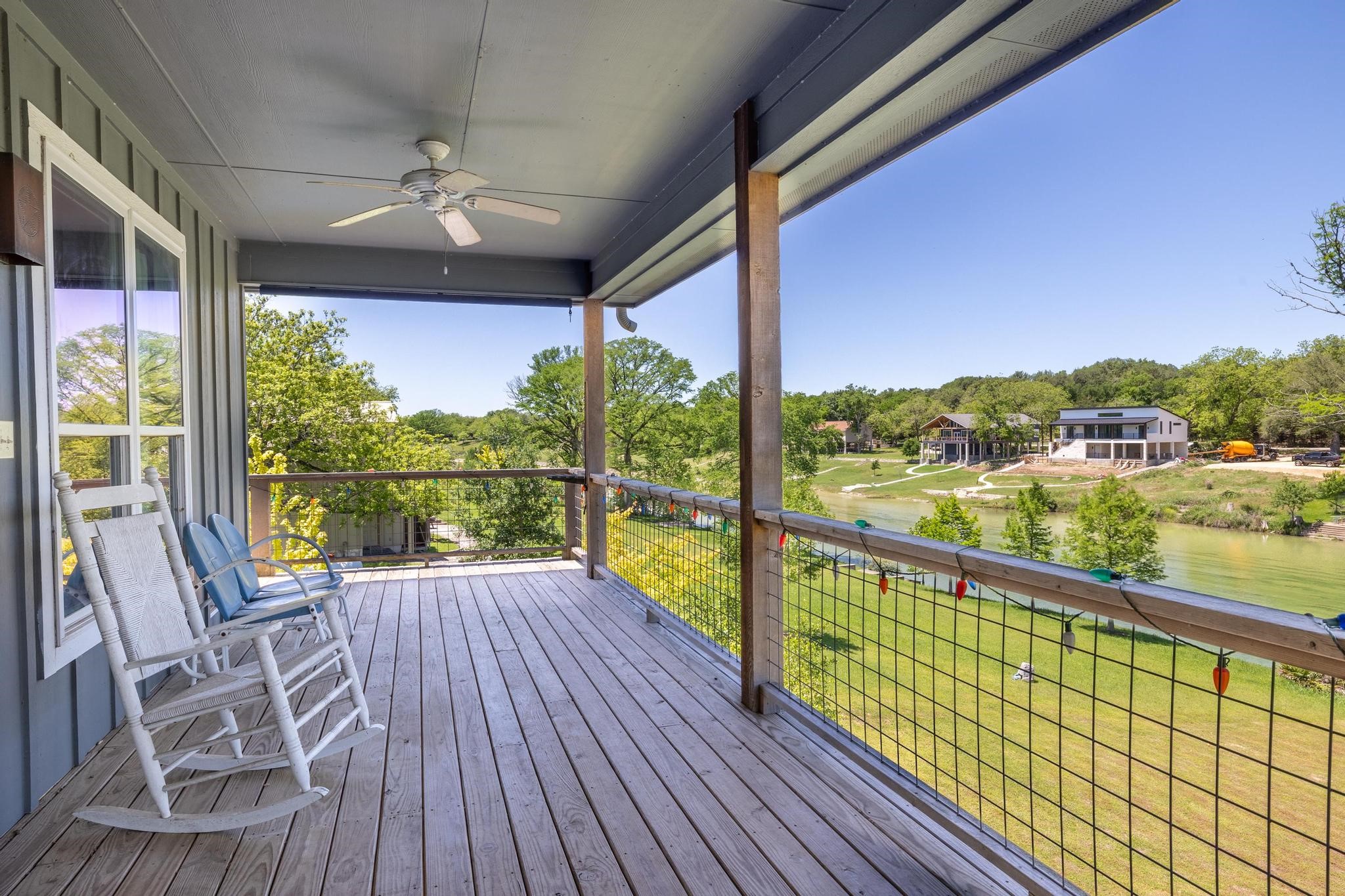 2311 Spoke Hollow Road, Unit 2 Wimberley, TX 78676 - Photo 1 of 21 Private deck facing Blanco River