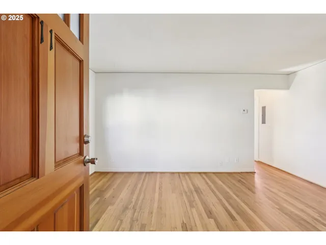 a view of an empty room