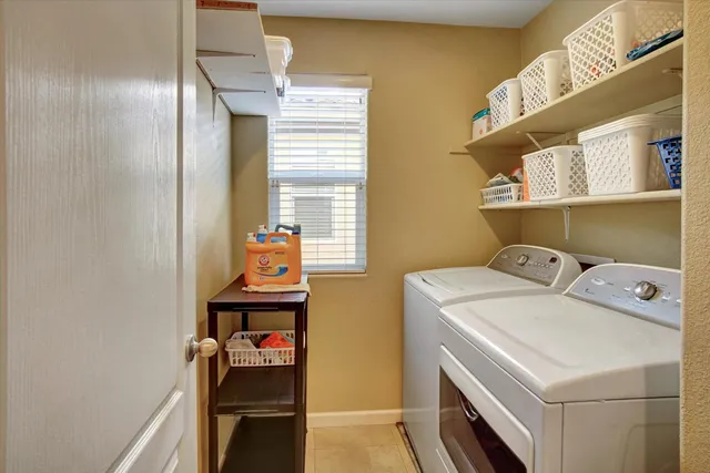 a building outdoor space with seating