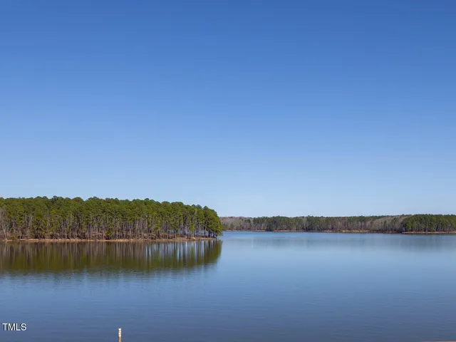 a view of lake and mountain