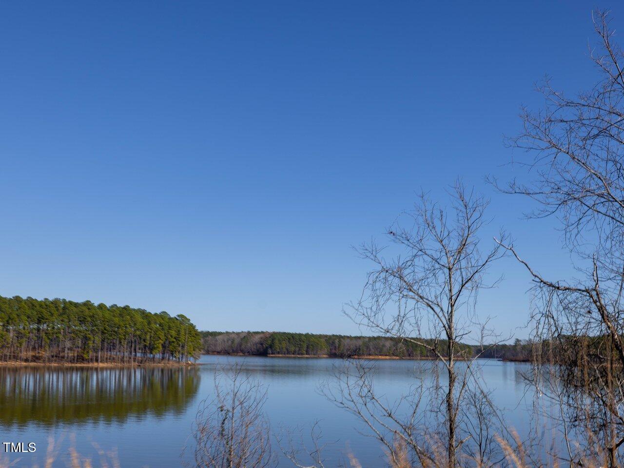 422 Lower Thrift Road New Hill, NC 27562 - Photo 7 of 14 a view of lake with mountain