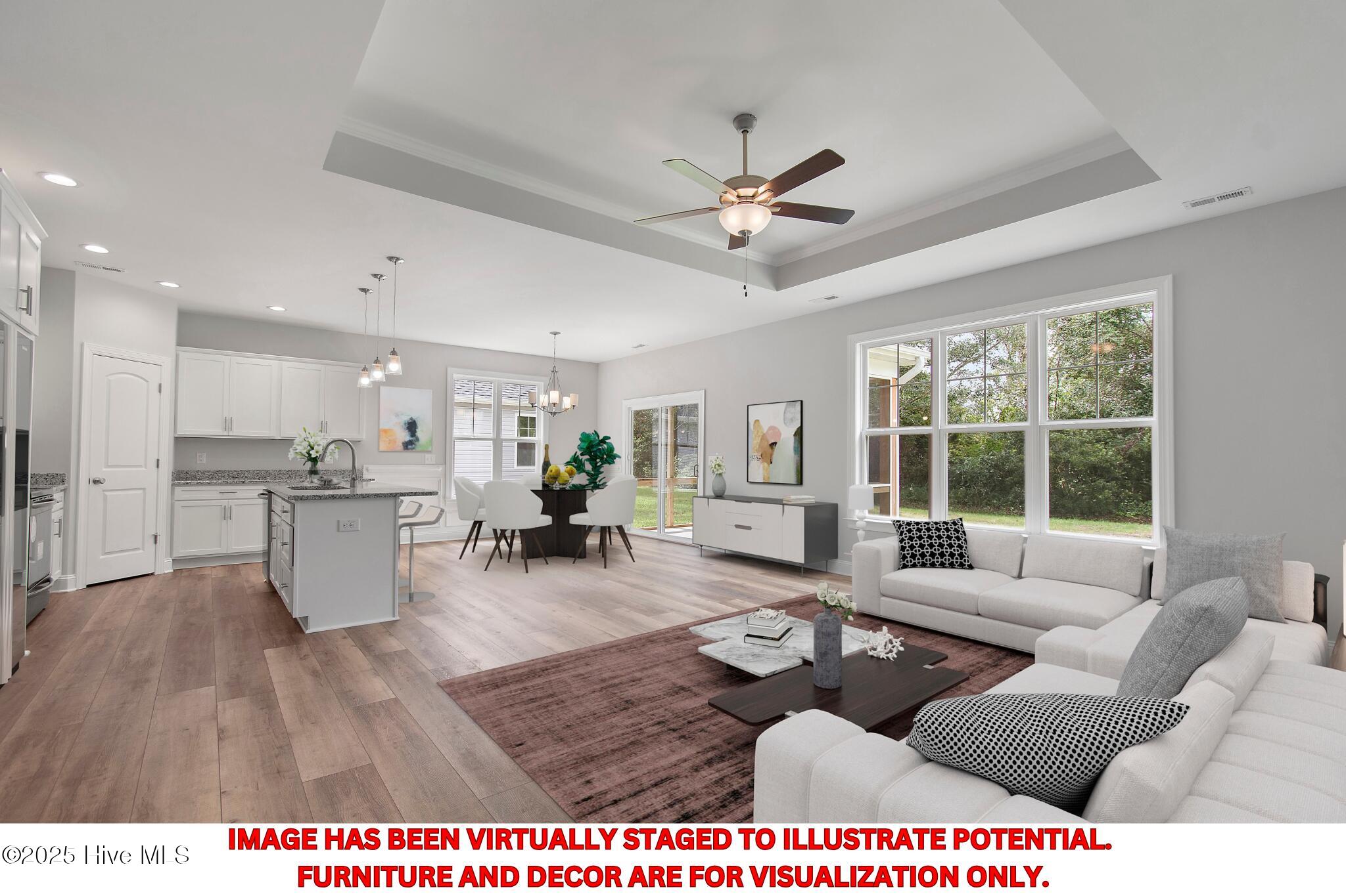 1848 Salisbury Road Southport, NC 28461 - Photo 3 of 59 Virtually staged Great Room