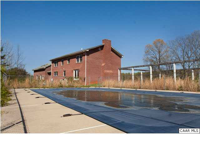 1568 Matthew Mill Road Barboursville, VA 22923 - Photo 13 of 19 Unfinished Pool House Beginnings and In Ground Pool